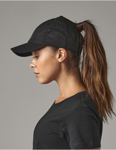 BEE-B173R-Performance Ponytail Cap